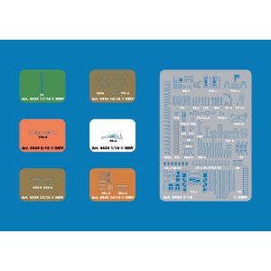 Lasercut detail set for Customs Cruiser Helgoland/Borkum