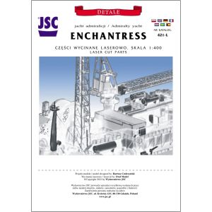 Lasercutset for HMS Enchantress