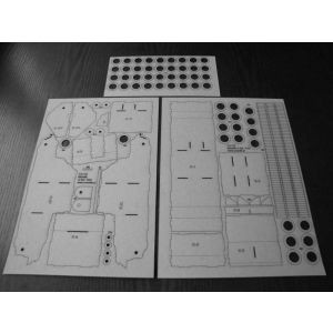 Lasercutset Russian Howitzer SG-122