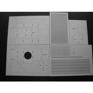 Lasercutset British Tank MCV-80 Warrior