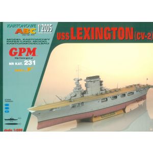 Aircraft carrier USS Lexington CV-2