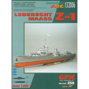 German destroyer Z-1 Leberecht Maass