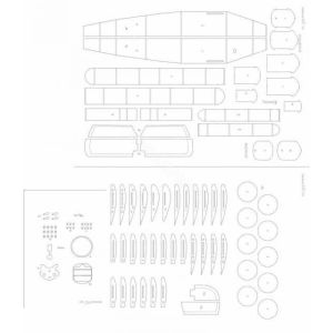 Douglas M-2 Lasercut Spanten