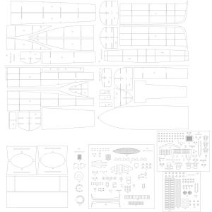 ORP Mysliwy Lasercutsatz