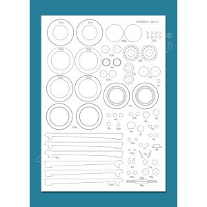 Lasercut Set for 122 mm Howitzer Wz.38 (M-30)