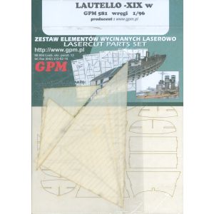 Lasercutset frames and sails for Lautello