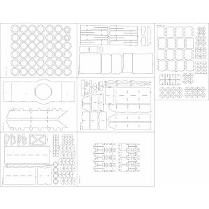 Lasercutset frames for S-125 NEWA SC