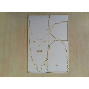 Lasercutset frames fo Retvizan