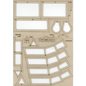 Lasercutset frames Karlstejn