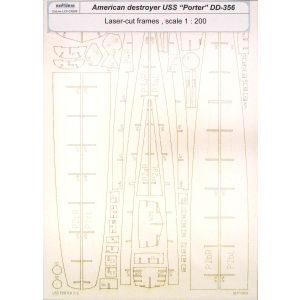 Photo etch set for USS Porter DD-356