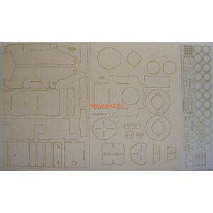 Lasercutset frames for M3A1 Stuart