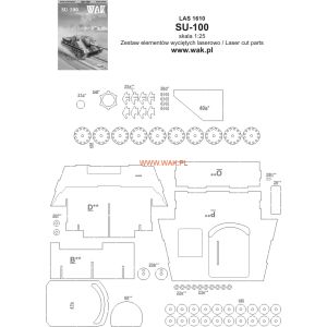 Lasercutset frames for Su-100