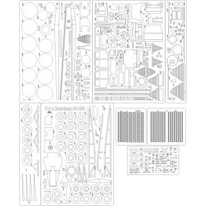 Lasercut Set frames and details for SS100 mit V-2