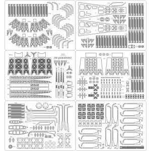 Lasercut Set details for IJN Yamashiro