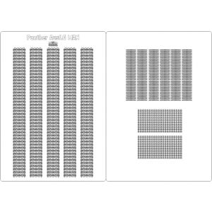 Lasercut Set tracks for Panther Ausf. G MAN