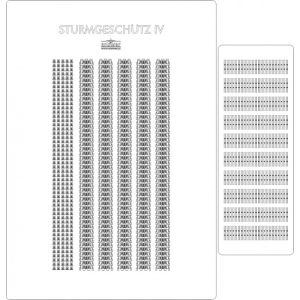 Lasercut Set tracks for Sturmgeschütz IV