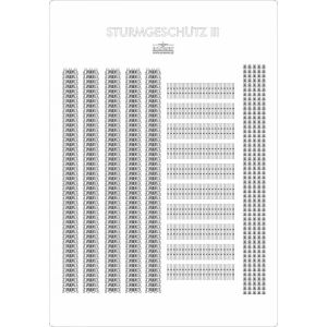 Lasercut Set tracks for Sturmgeschütz III Ausf. G