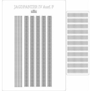 Lasercut Set tracks for Jagdpanzer IV Ausf. F