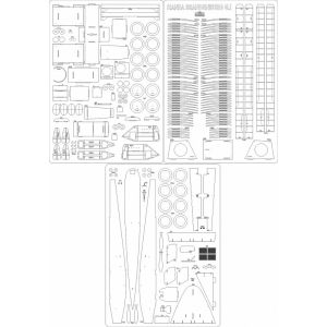 Lasercut Set frames for Hansa-Brandenburg G.1