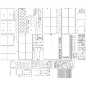 Lasercut Set frames and details for Renault Magnum