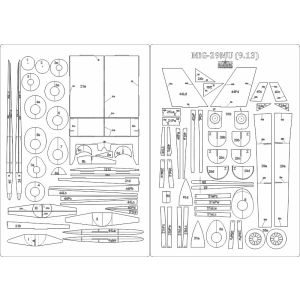 Lasercut Set frames for MiG-29MU