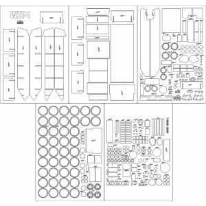 Lasercut Set frames for WZT-1