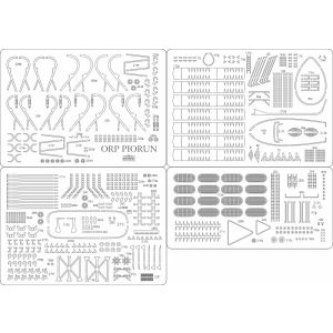 Lasercut Set details for ORP Piorun