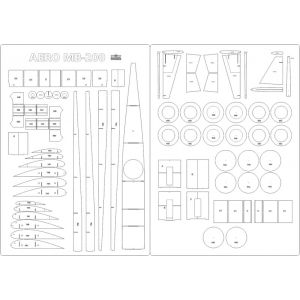 Lasercut Set frames for Aero MB-200