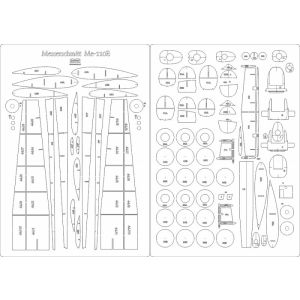 Lasercut Set frames for BF-110 E