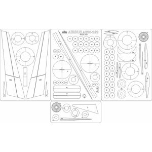 Lasercut Set frames for A320-232 