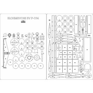 Lasercut Set frames for BV P-194