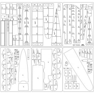 Lasercut Set frames for IJN Tama