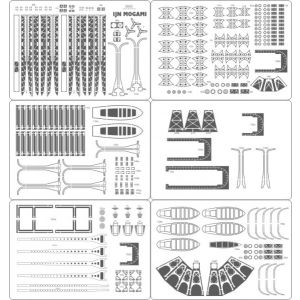 Lasercut Set details for IJN Ise