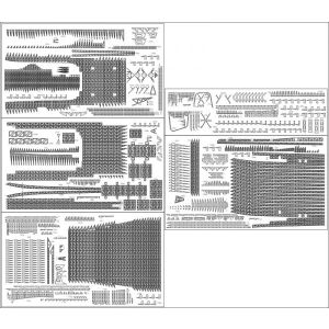 Lasercut Set trusses Akagi