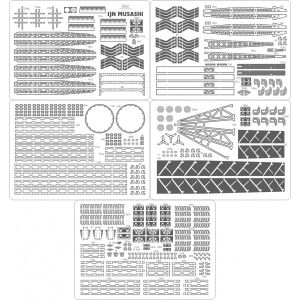 Lasercut Set details for Musashi