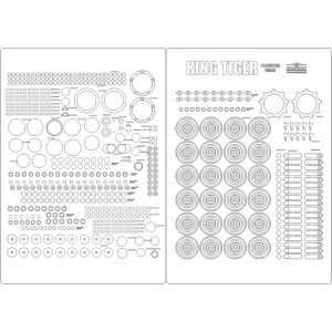 Lasercut Set wheels for King Tiger