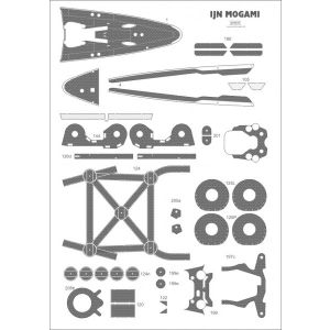 Lasercut Set decks for IJN Ise