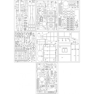 Lasercut Set frames and details for P3.1