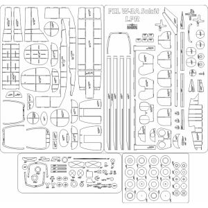 Lasercut Set frames and details for PZL W-3