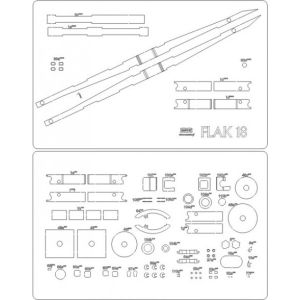 Lasercut Set for FLAK 18