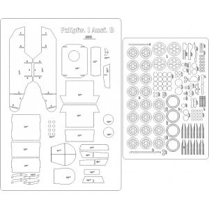 Lasercut Set frames for Pz. Kpfw. I Ausf. B