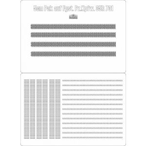 Lasercut Set tracks for 5cm PAK on Fgst. Pz.Kpfw. 35R 731