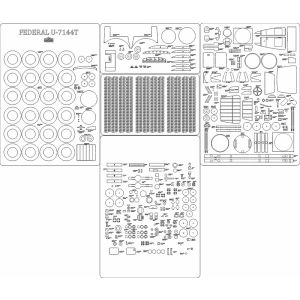 Lasercut Set frames AND details for U-7144 T