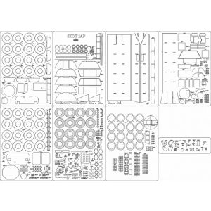 Lasercut Set frames and details for SKOT 2AP