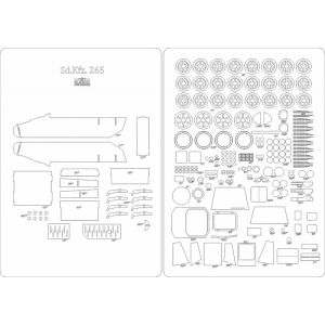 Lasercut Set frames AND details for Sd.Kfz. 265