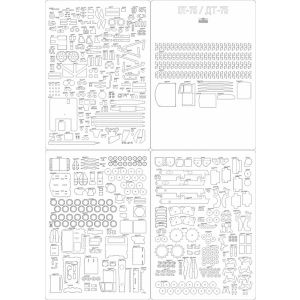 Lasercut Set frames AND details for Sd.Kfz. 265