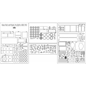 Lasercut Set frames and details for 5cm PAK on Fgst. Pz.Kpfw. 35R 731