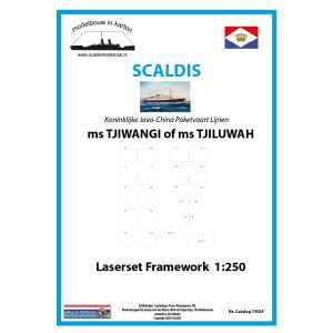 Lasercut Set frames for MS Tjiwangi / MS Tjiluwah